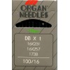 Иглы для промышленных машин ORGAN DB×1 №100, 10 штук