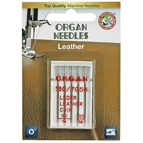 Иглы Organ для кожи №90-100 (5шт.)