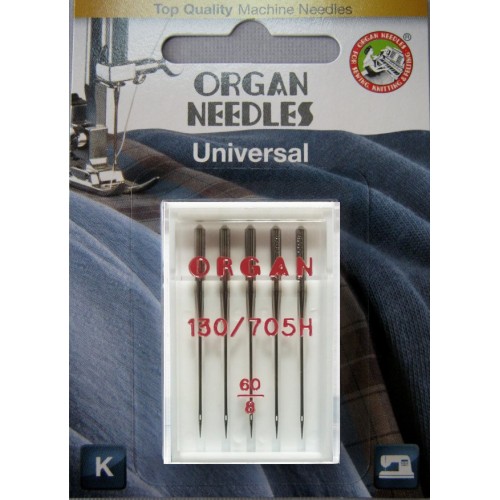Иглы Organ универсальные № 60 (5шт.)