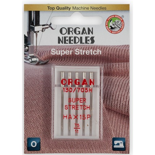 Иглы Organ Супер Стрейч №75 (5шт.)