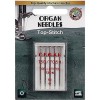 Иглы Organ top stitch №80 для отстрочки отдел. нитками (5шт.)