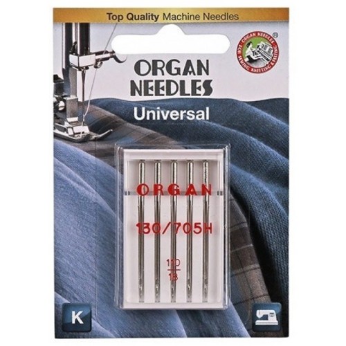 Иглы Organ универсальные №110 (5шт.)