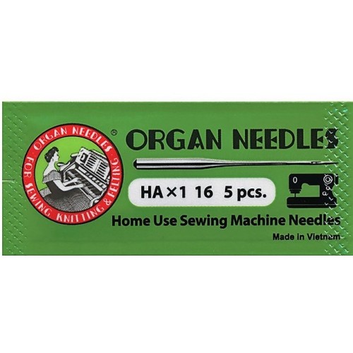 Иглы ORGAN №100 универсальные (5 шт.)