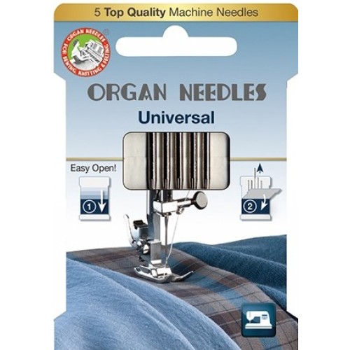 Иглы Organ универсальные ECO №80 (5шт.)