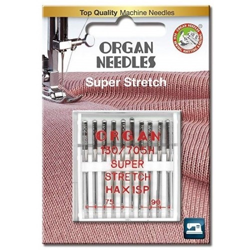 Иглы Organ супер стрейч №75-90 для трикотажа (10шт.)