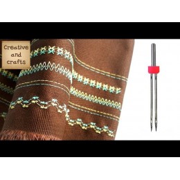 Игла Organ двойная универсальная №100/6