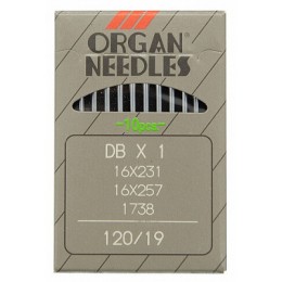 Иглы для промышленных машин ORGAN DB×1 №120, 10 штук