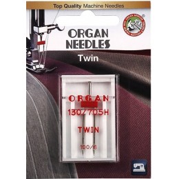 Игла Organ двойная универсальная №100/6