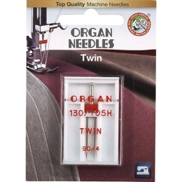 Игла Organ двойная универсальная №90/4