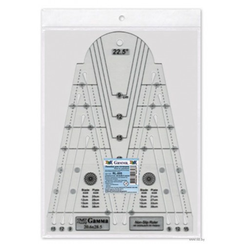 Линейка для пэчворка Gamma RL-005 20.6 x 28.5 см