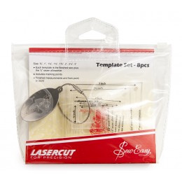 Набор лекал для создания квадратов, 8 размеров Hemline NL4151