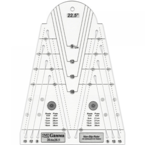 Линейка для пэчворка Gamma RL-005 20.6 x 28.5 см