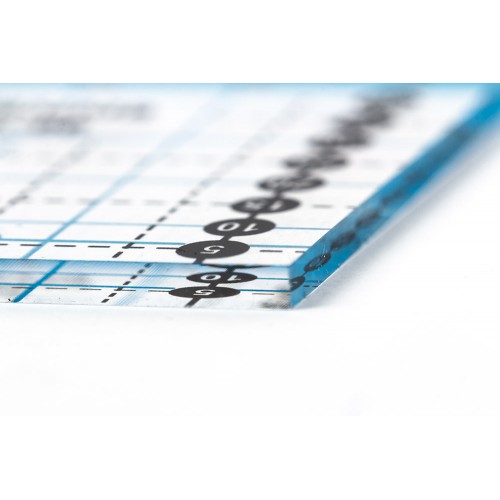 Линейка для пэчворка Gamma QRL-06 15x5 см