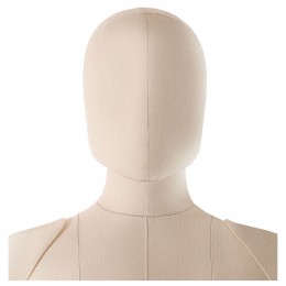 Голова к манекену Monica на магните, бежевая/чёрная