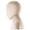 Голова к манекену Monica на магните, бежевая/чёрная