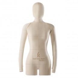 Голова к манекену Monica на магните, бежевая/чёрная