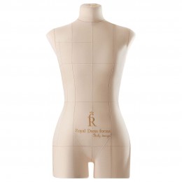 Манекен мягкий женский Monica с подставкой Милан, бежевый/чёрный, размер 42