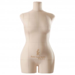 Манекен мягкий женский Monica с подставкой Милан, бежевый/чёрный, размер 46