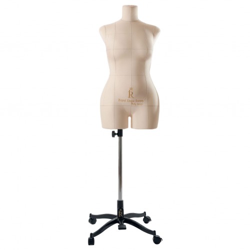 Манекен мягкий женский Monica с подставкой Милан, бежевый/чёрный, размер 46