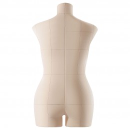 Манекен мягкий женский Monica с подставкой Милан, бежевый/чёрный, размер 48