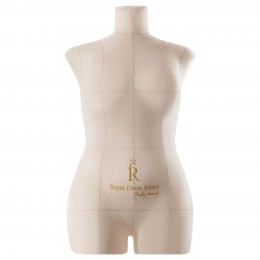 Манекен мягкий женский Monica с подставкой Милан, бежевый/чёрный, размер 50