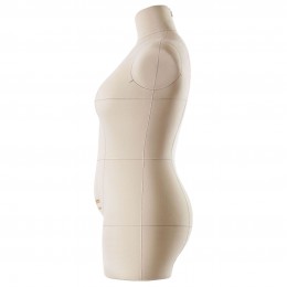 Манекен мягкий женский Monica с подставкой Милан, бежевый/чёрный, размер 50