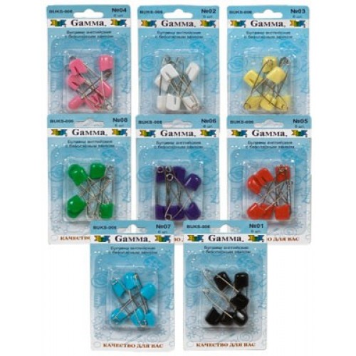 Булавки английские с безопасным замком 40 мм