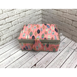 Шкатулка для рукоделия NWB-F-R-19.13.10 (19x13x10см д/ш/в)
