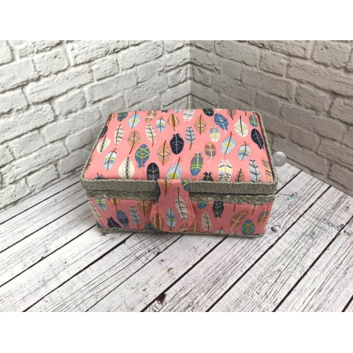 Шкатулка для рукоделия NWB-F-R-19.13.10 (19x13x10см д/ш/в)