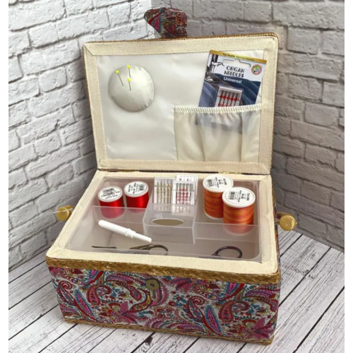 Шкатулка для рукоделия NWB-O-R-24.17.13 (24x17,5x13см д/ш/в)