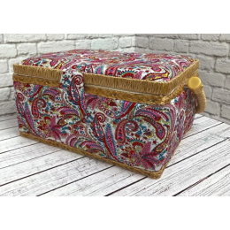 Шкатулка для рукоделия NWB-O-R-24.17.13 (24x17,5x13см д/ш/в)