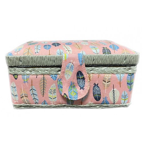 Шкатулка для рукоделия NWB-F-R-19.13.10 (19x13x10см д/ш/в)