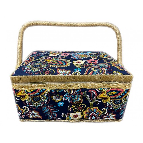 Шкатулка для рукоделия NWB-O-B-24.17.13 (24x17,5x13см д/ш/в)