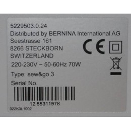 Швейная машина Bernette Sew Go 3